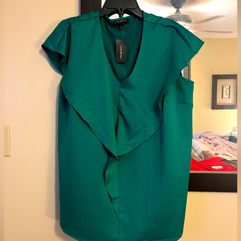 NWT Lane Bryant Satin blouse